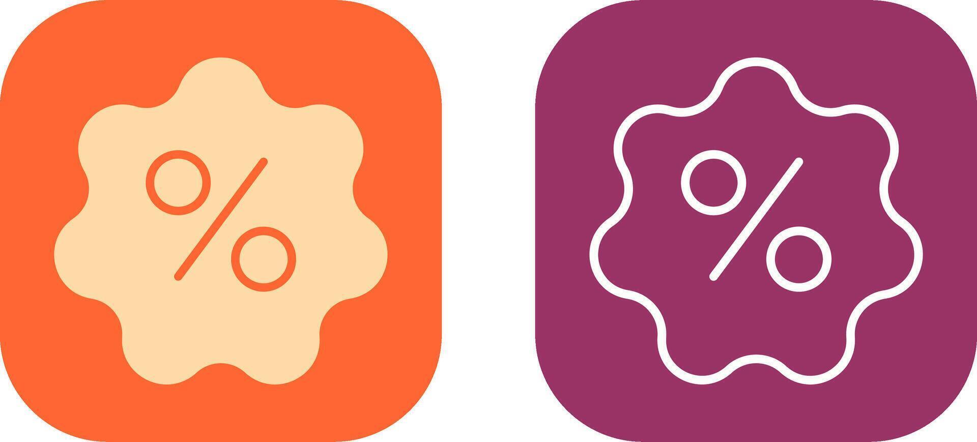 Discount Offer Icon Design vector