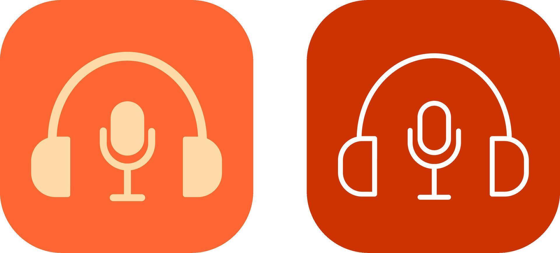 Podcast Icon Design vector