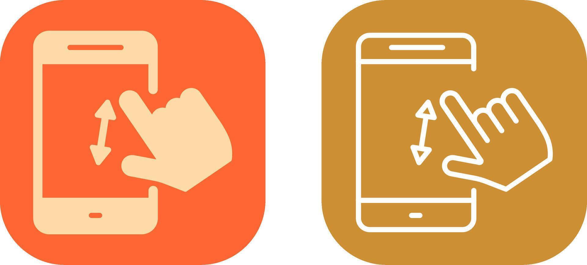 Swipe Icon Design vector