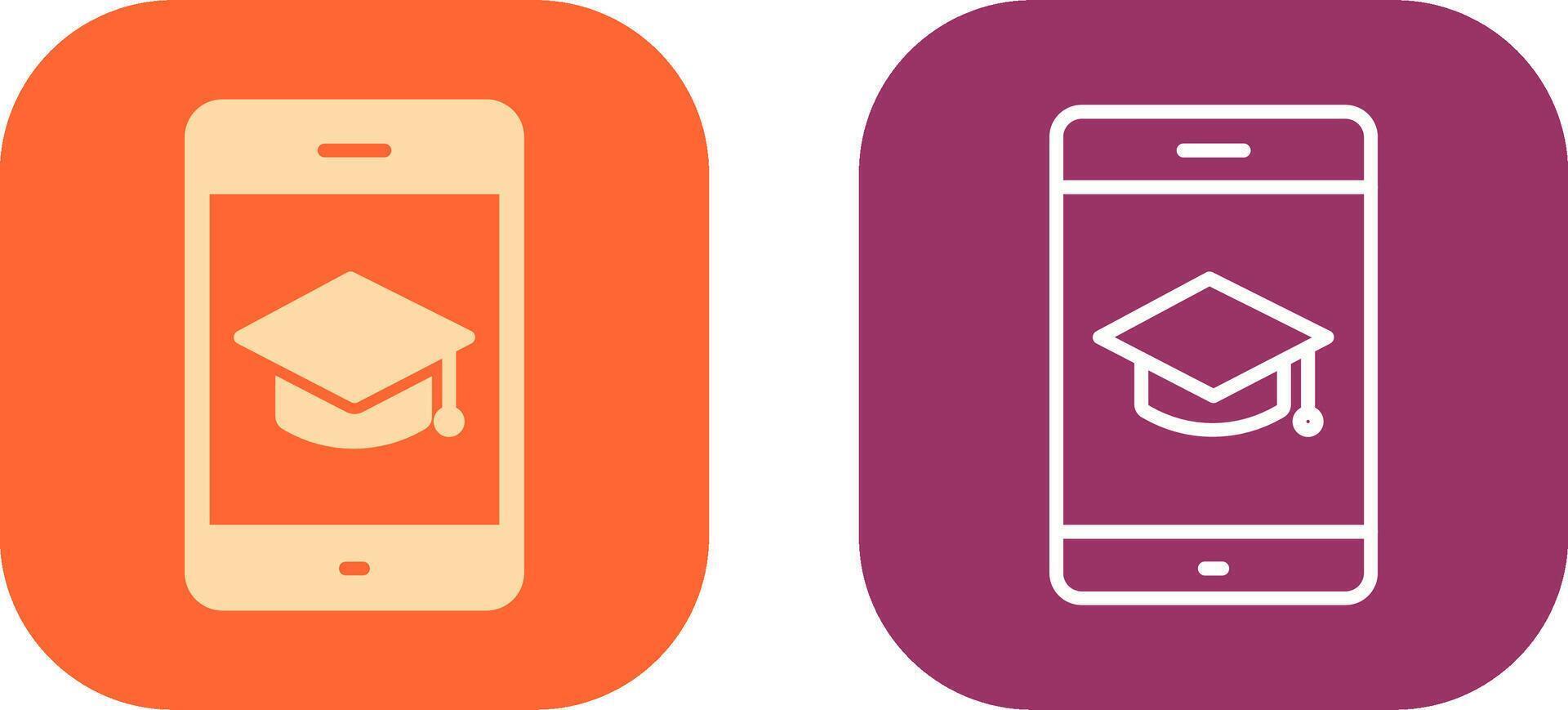 Education App Icon Design vector