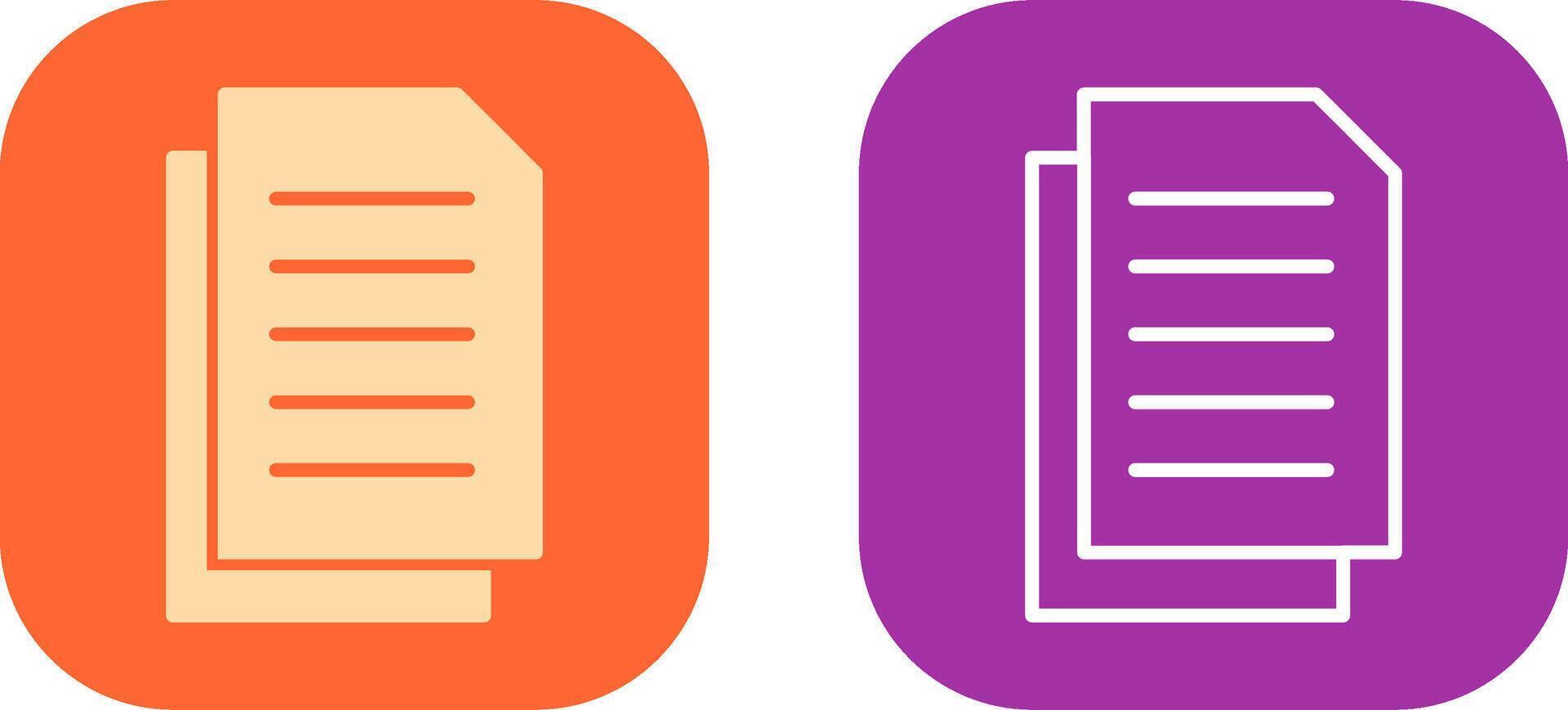 Document Icon Design vector