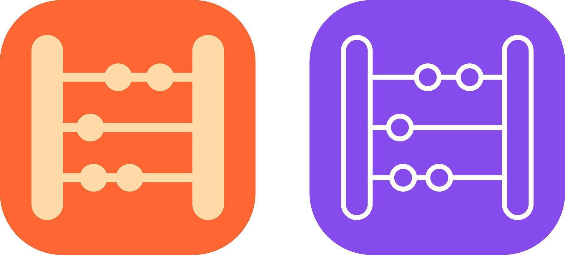 Abacus Icon Design vector