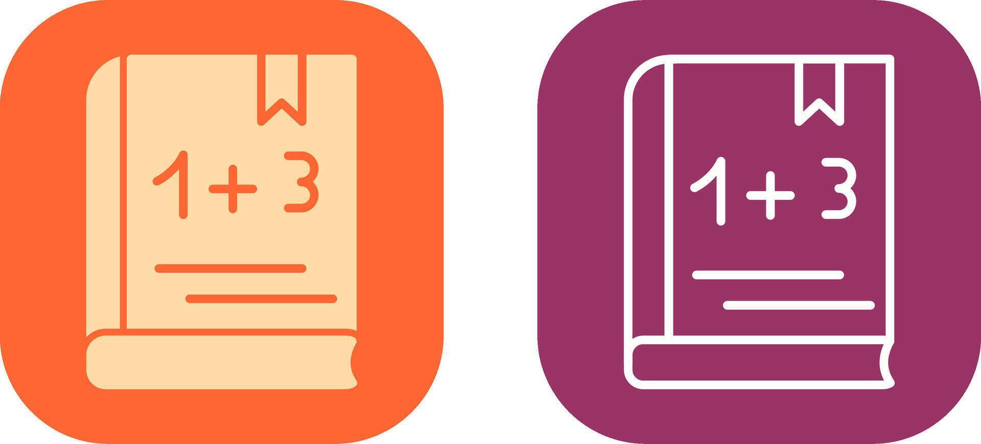 Math Icon Design vector