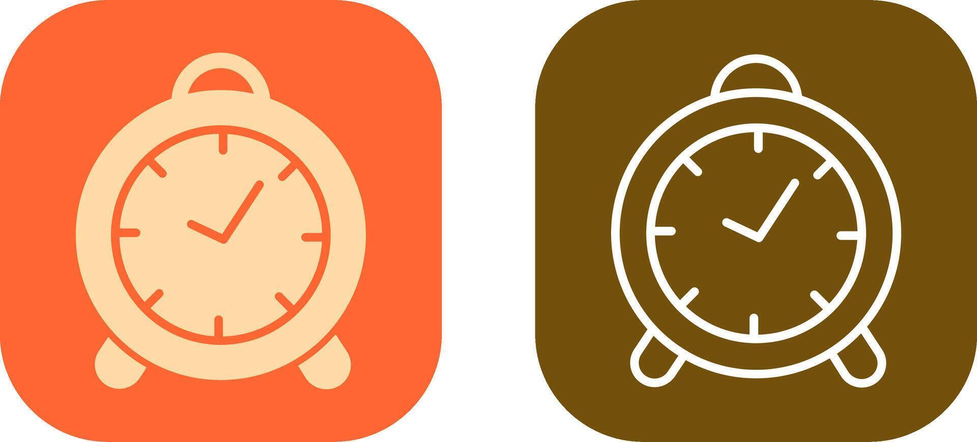 Alarm Clock Icon Design vector