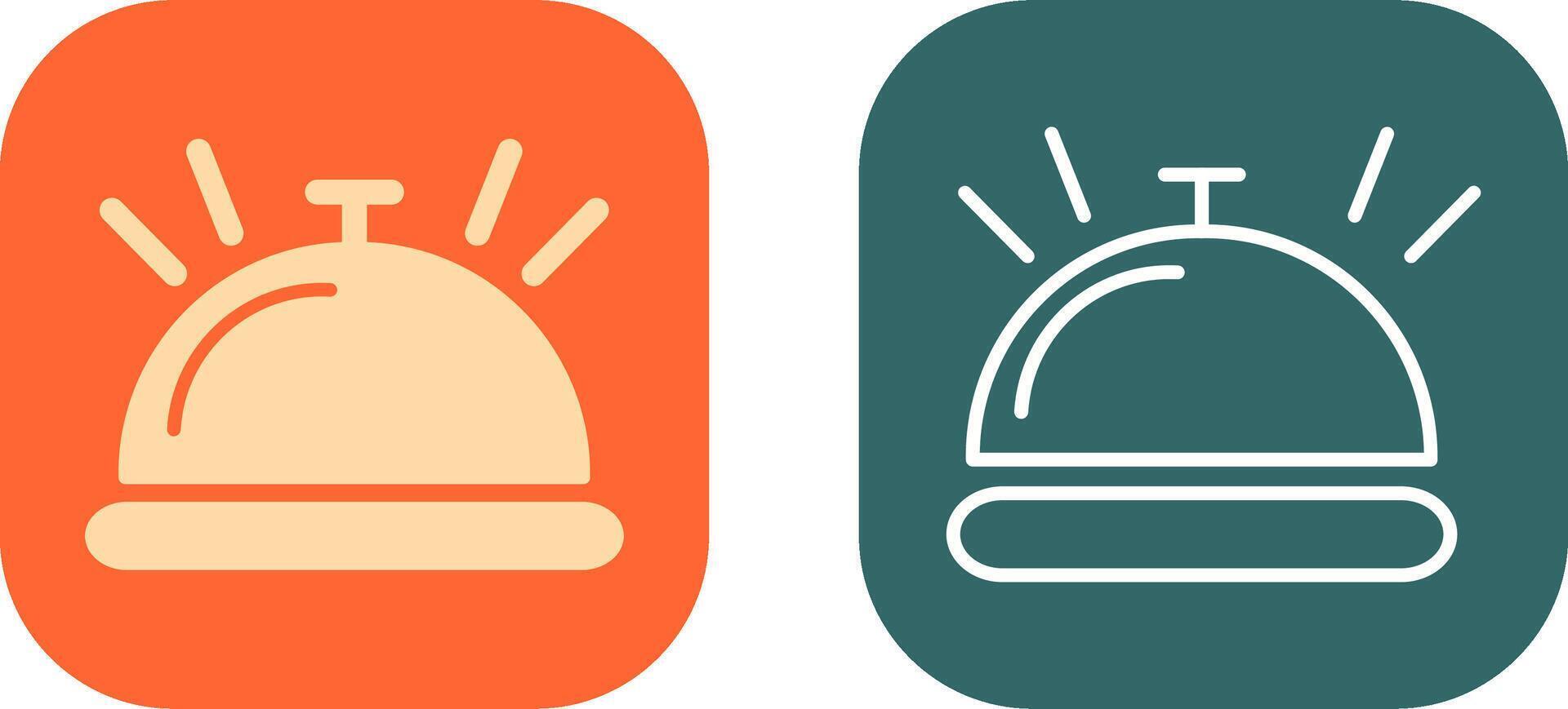 Desk Bell Icon Design vector