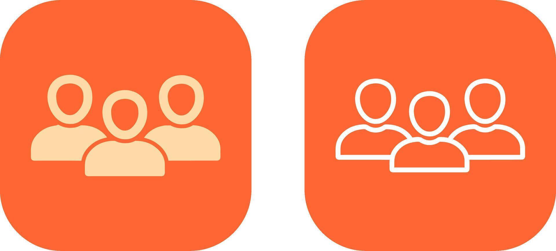 Members Icon Design vector