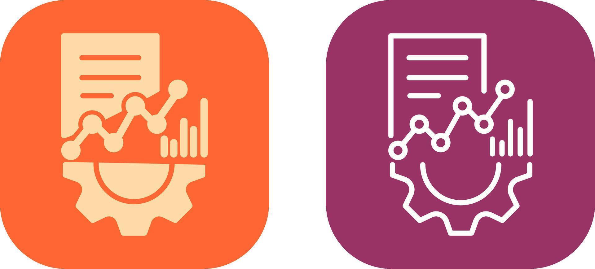 Manage Data Icon Design vector