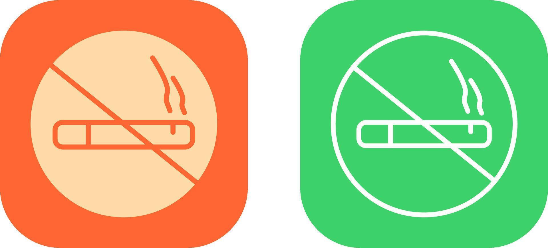 No Smoking Icon Design vector