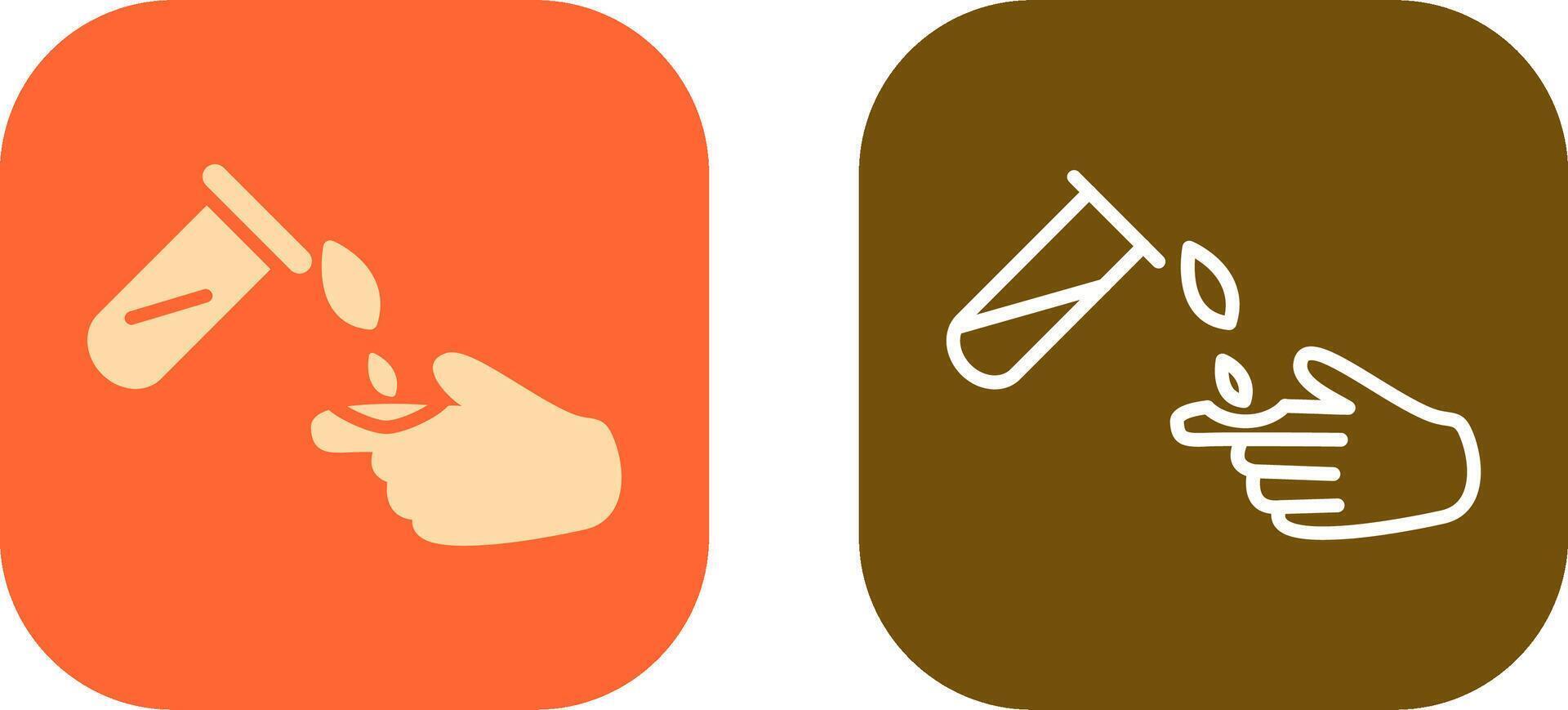 Corrosive Hazard Icon Design vector