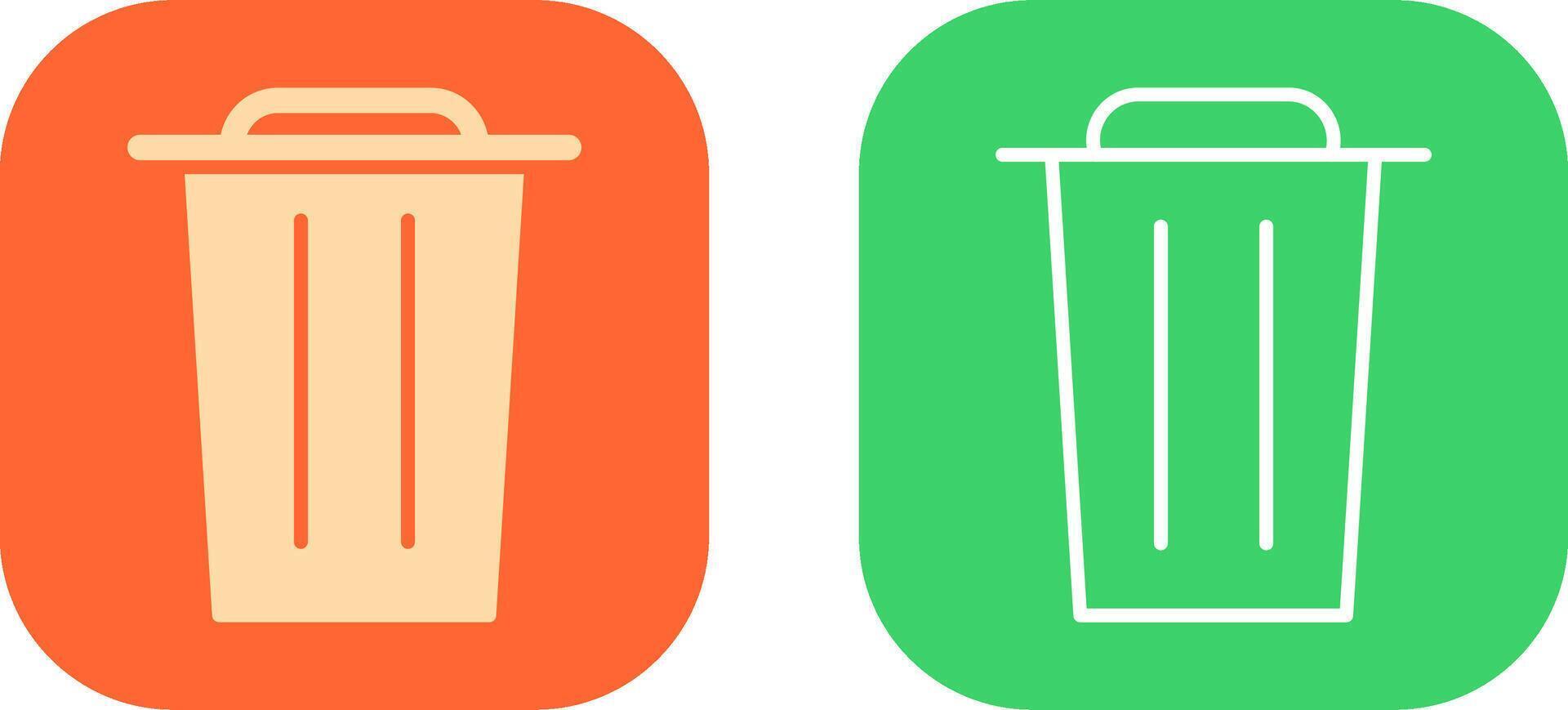 Garbage Icon Design vector