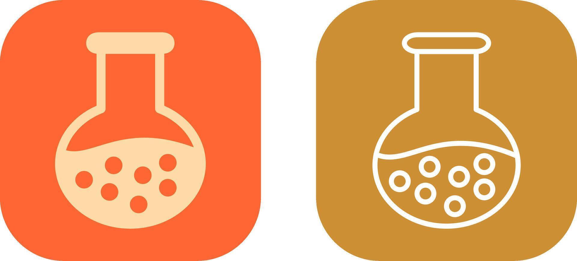 Acidic Liquid Icon Design vector