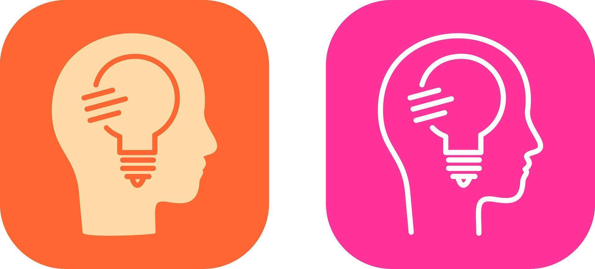 Thinking Icon Design vector
