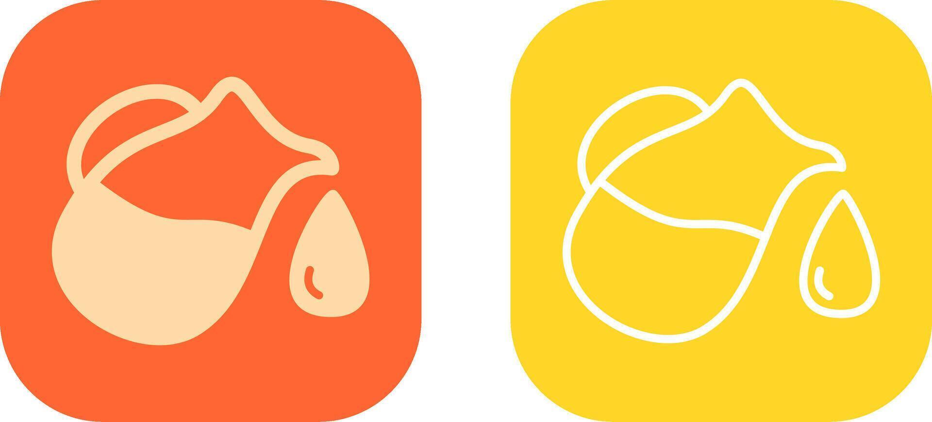 Milk Jug Icon Design vector