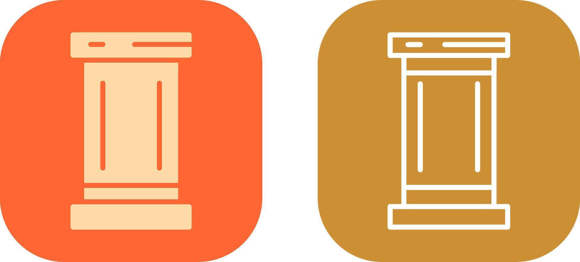 Pillar Icon Design vector