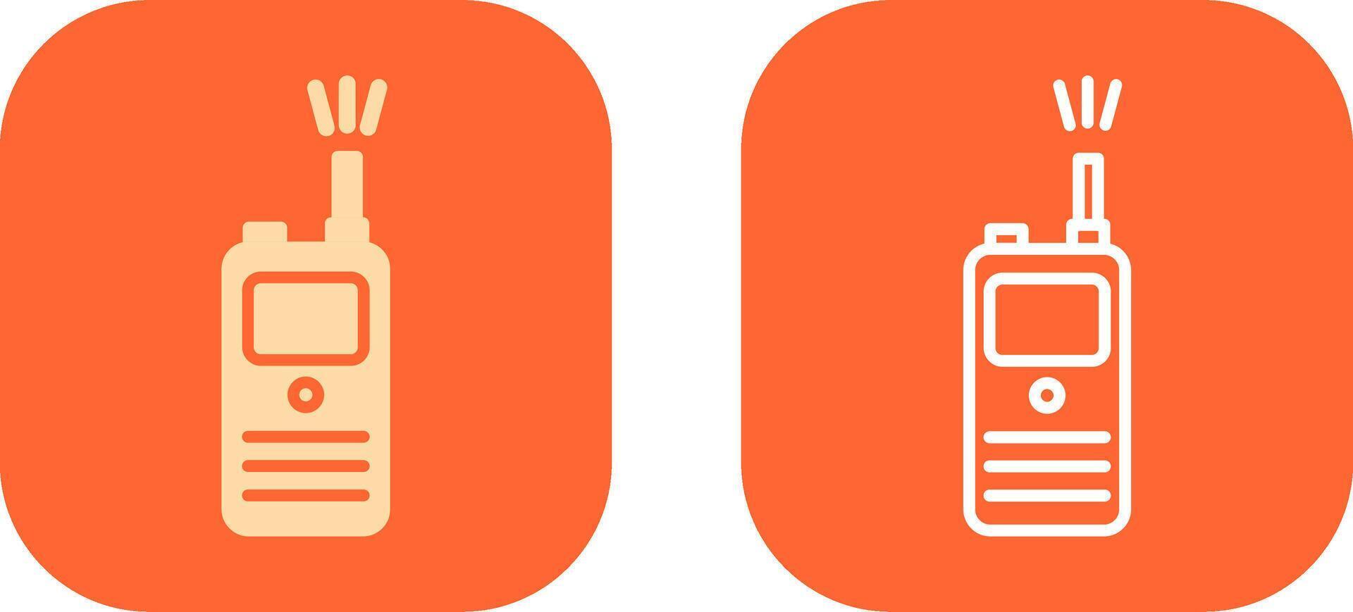 Walkie Talkie Icon Design vector