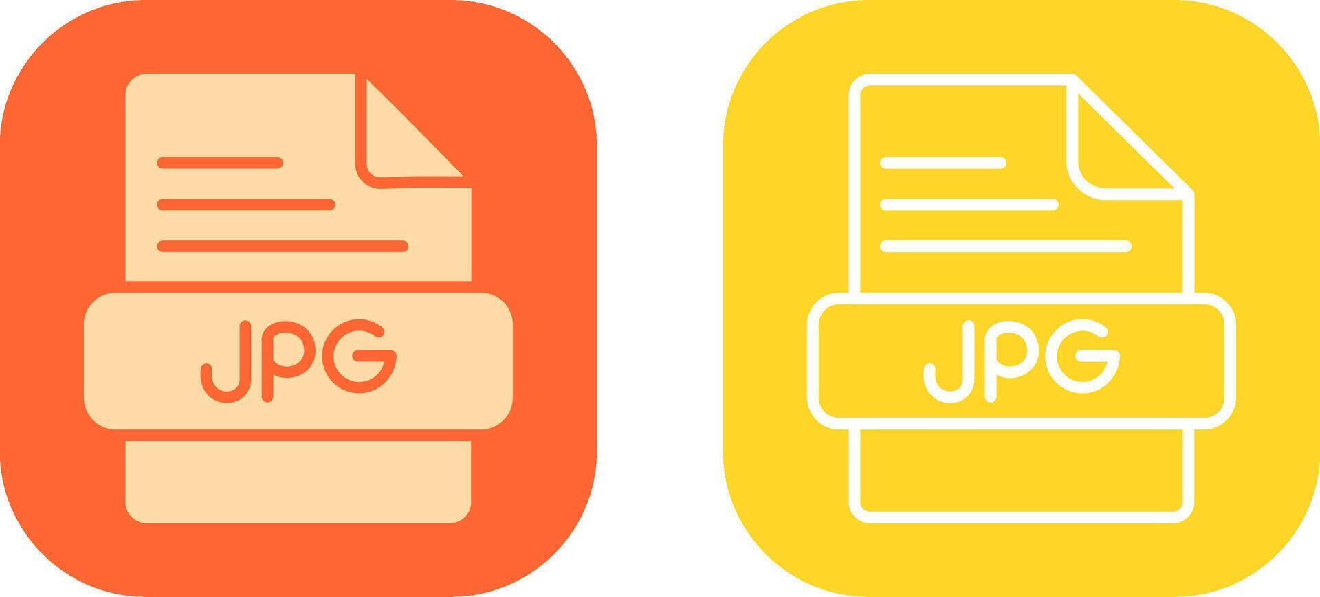 JPG Icon Design vector