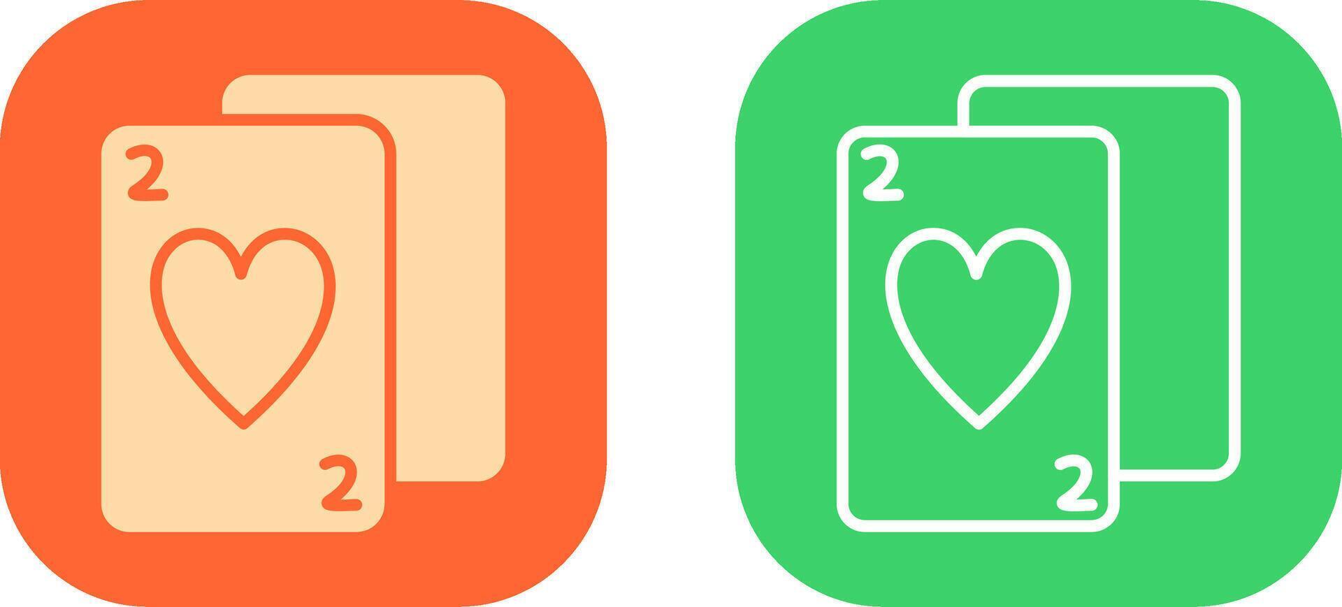 Playing Cards Icon Design vector