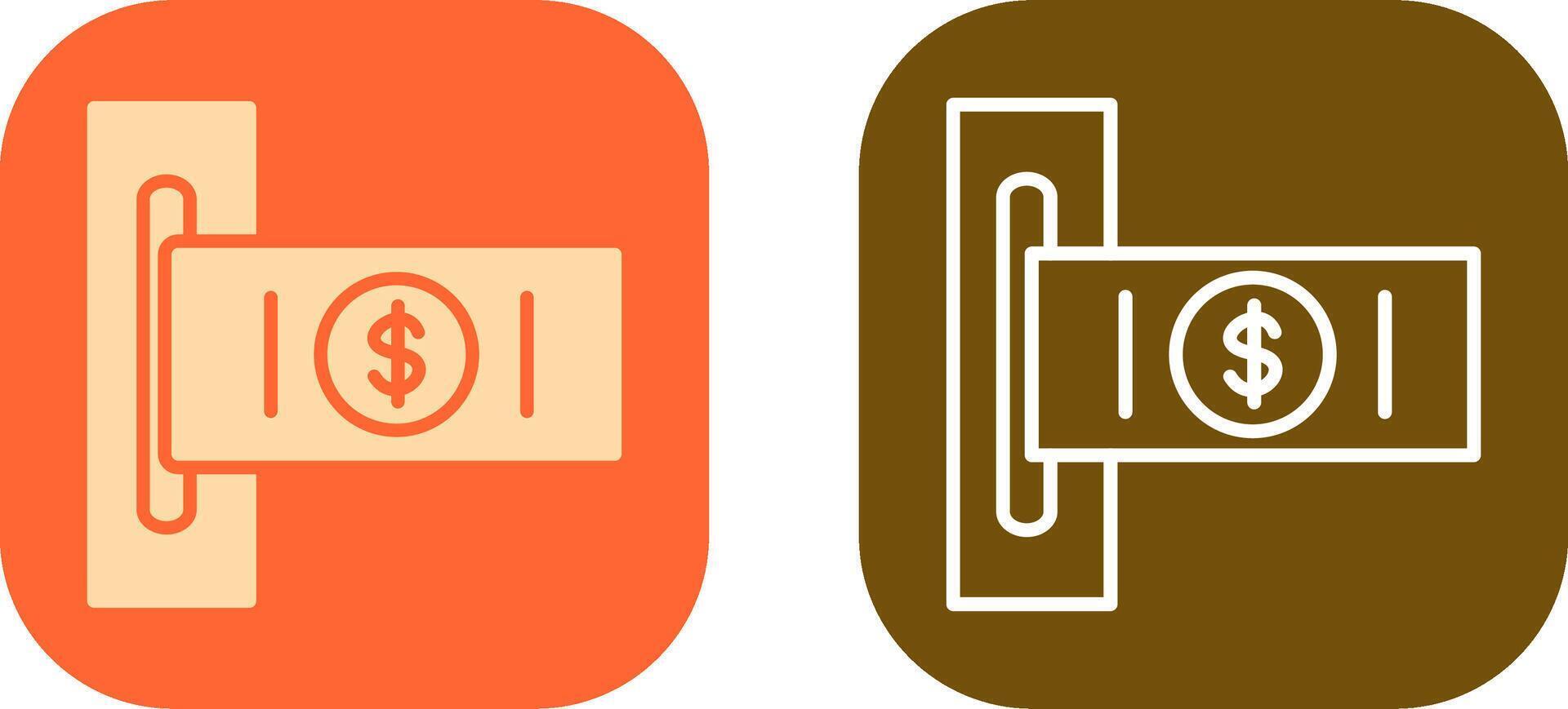 Slot of Bills Icon Design vector