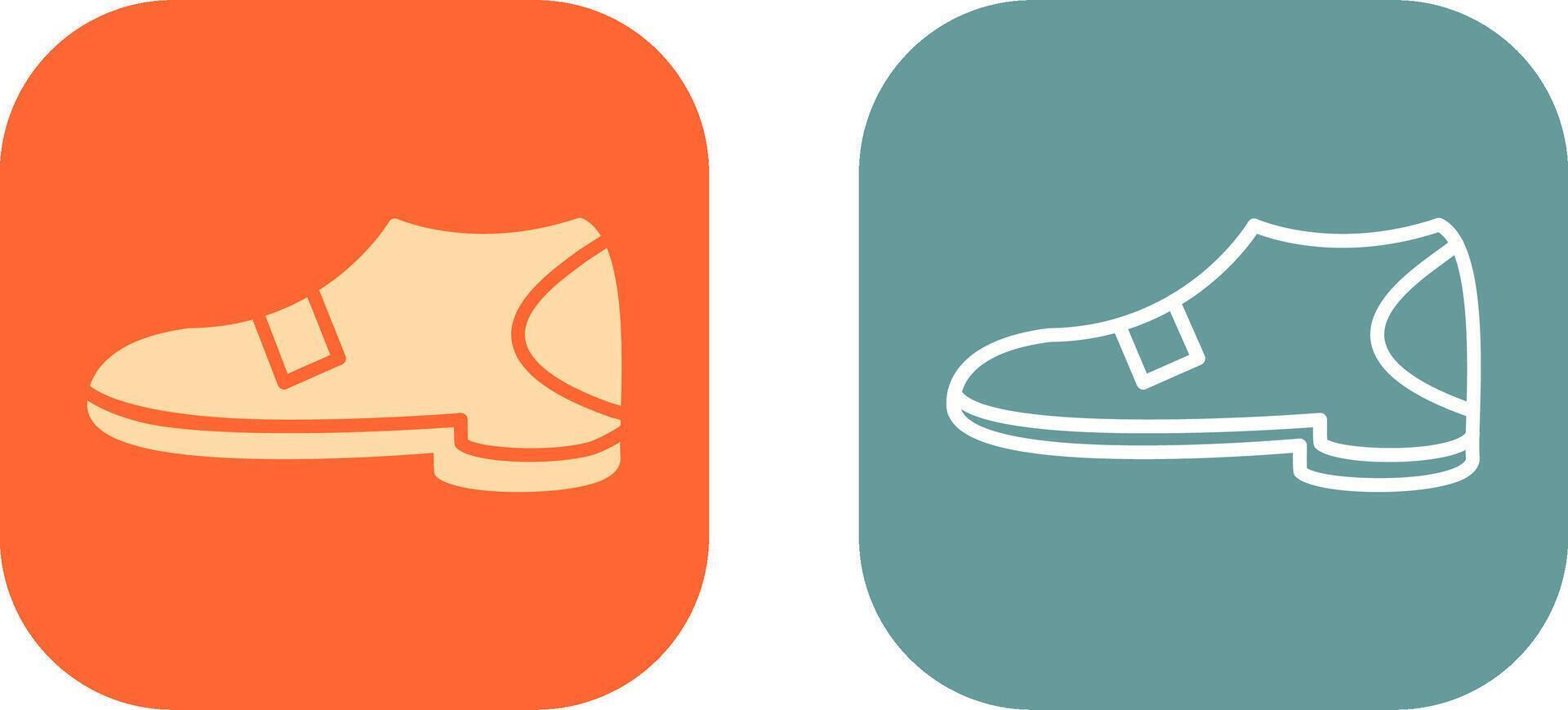 Mens Loafers Icon Design vector