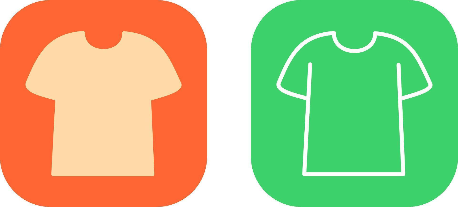 Plain T Shirt Icon Design vector