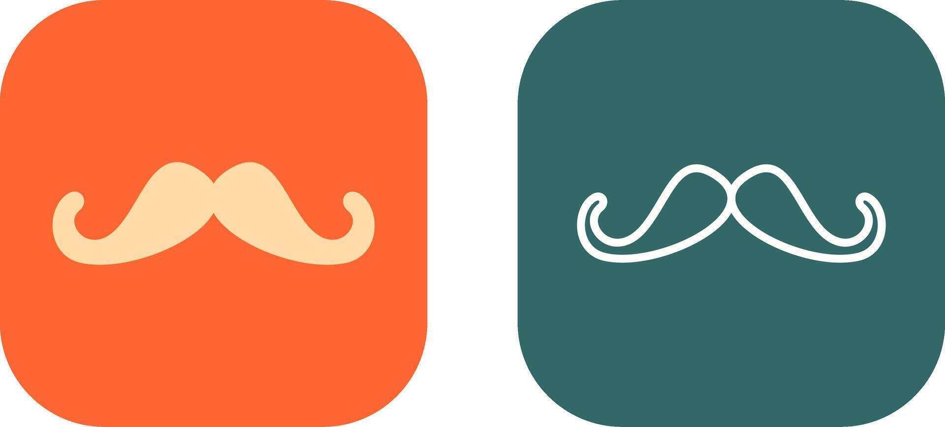 Moustache Icon Design vector