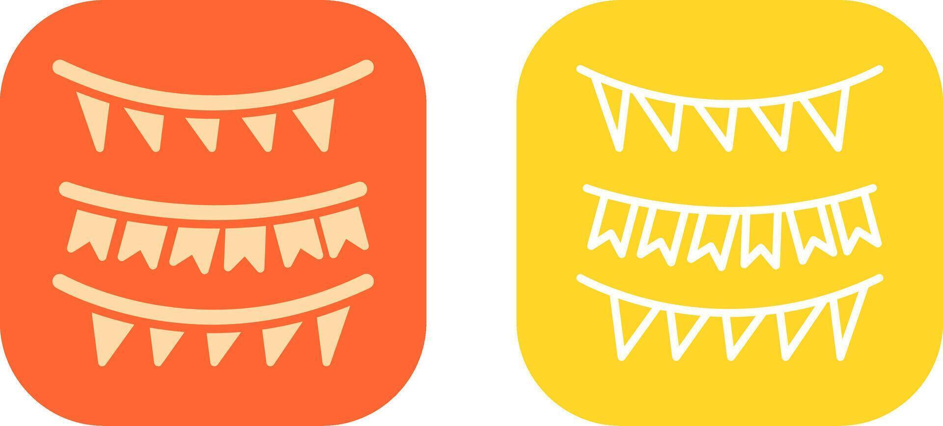 Garlands Icon Design vector