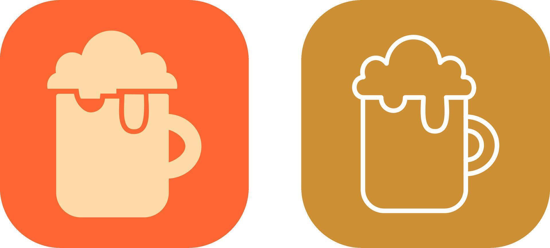 Pint of Beer Icon Design vector