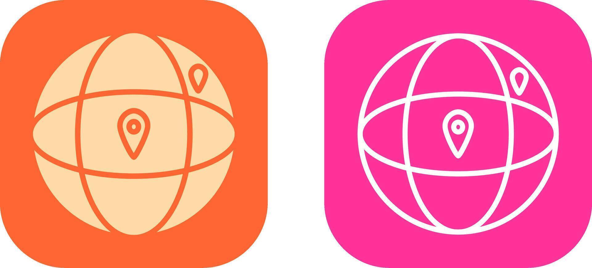 Map Icon Design vector