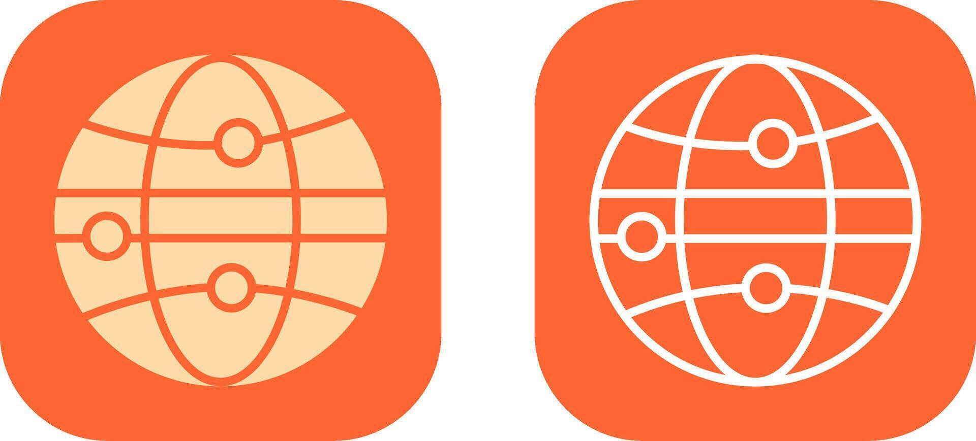 Globe III Icon Design vector