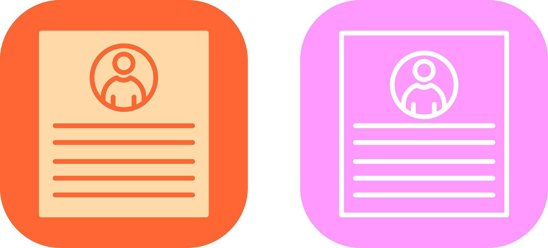 Client Profile Icon Design vector