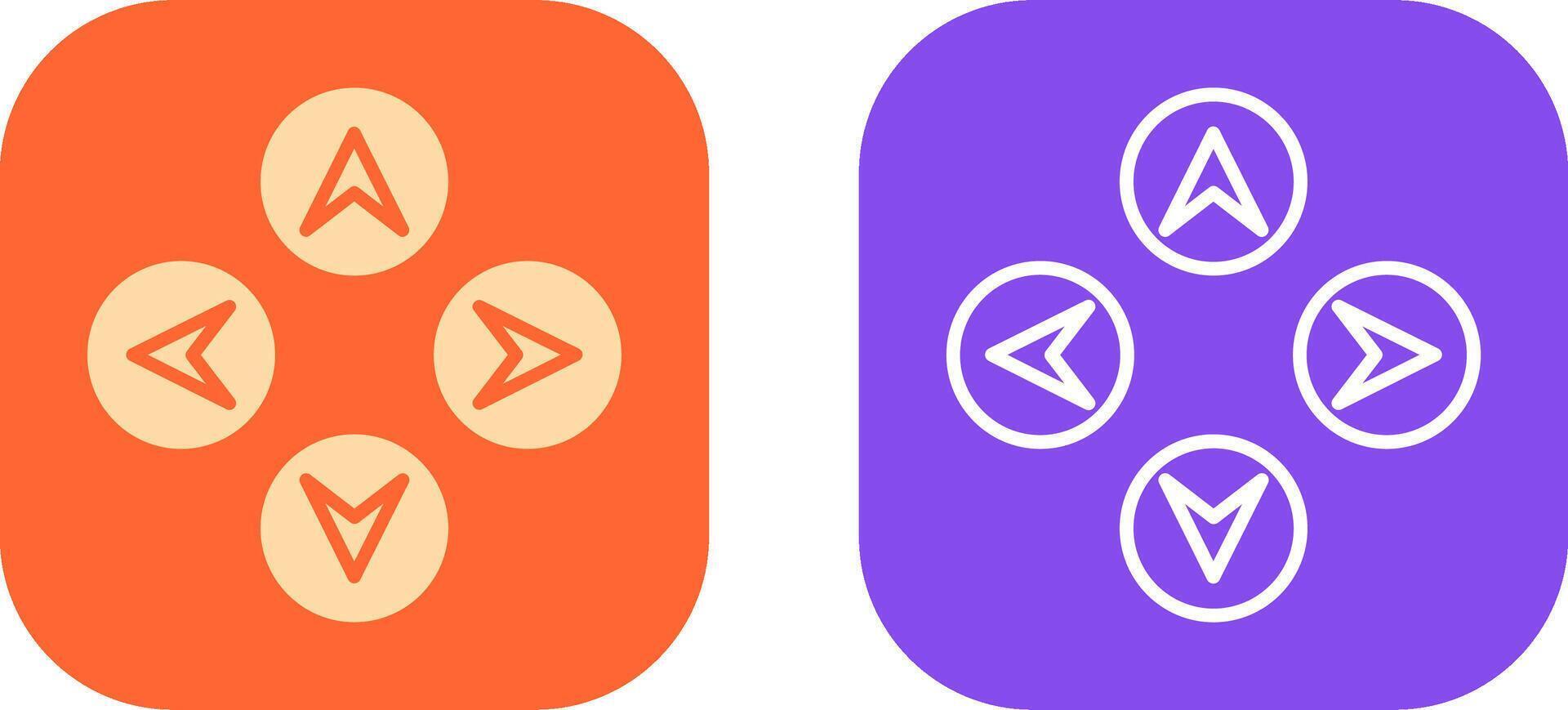 Arrow Directions Icon Design vector