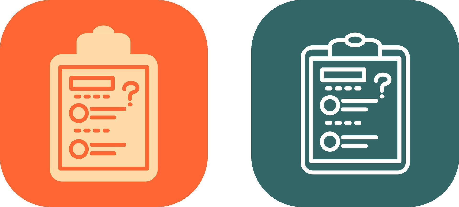Solving Question Icon Design vector