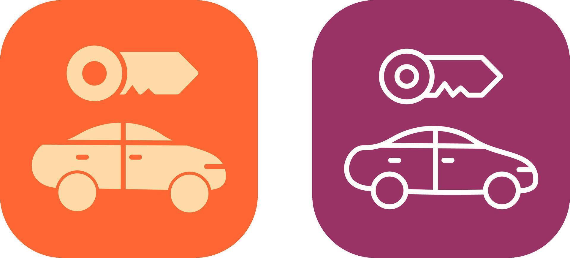 Rent a Car Icon Design vector