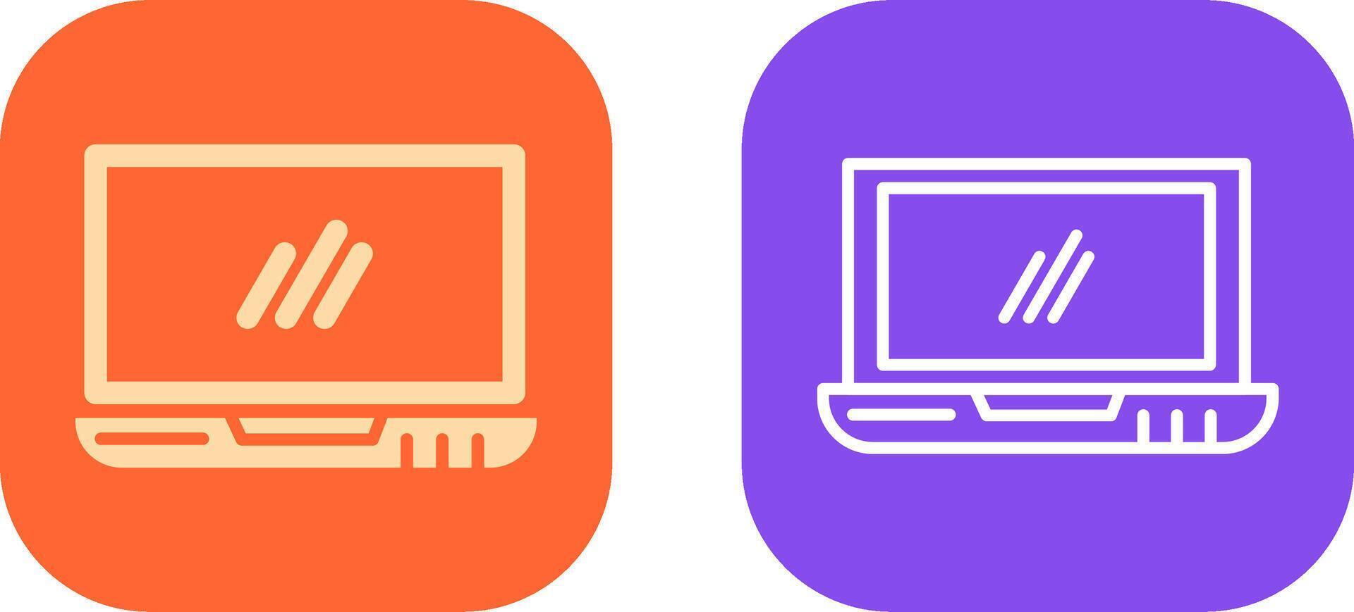 Laptop Icon Design vector