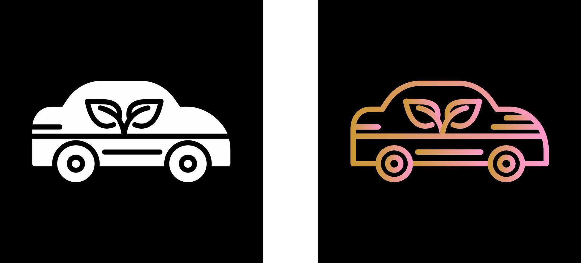 Ecology Car Icon Design vector