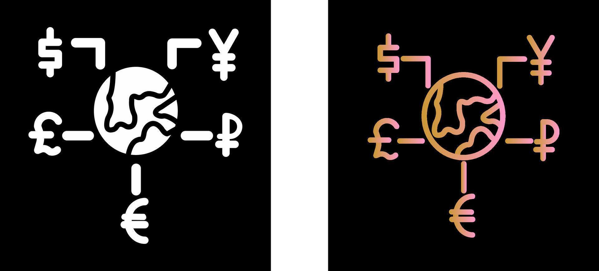 Currency Icon Design vector