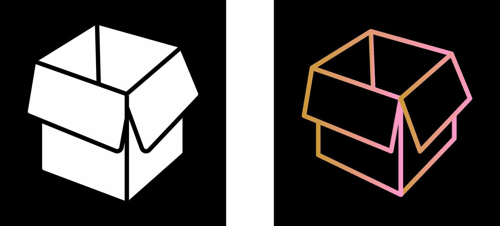 Packaging Icon Design vector
