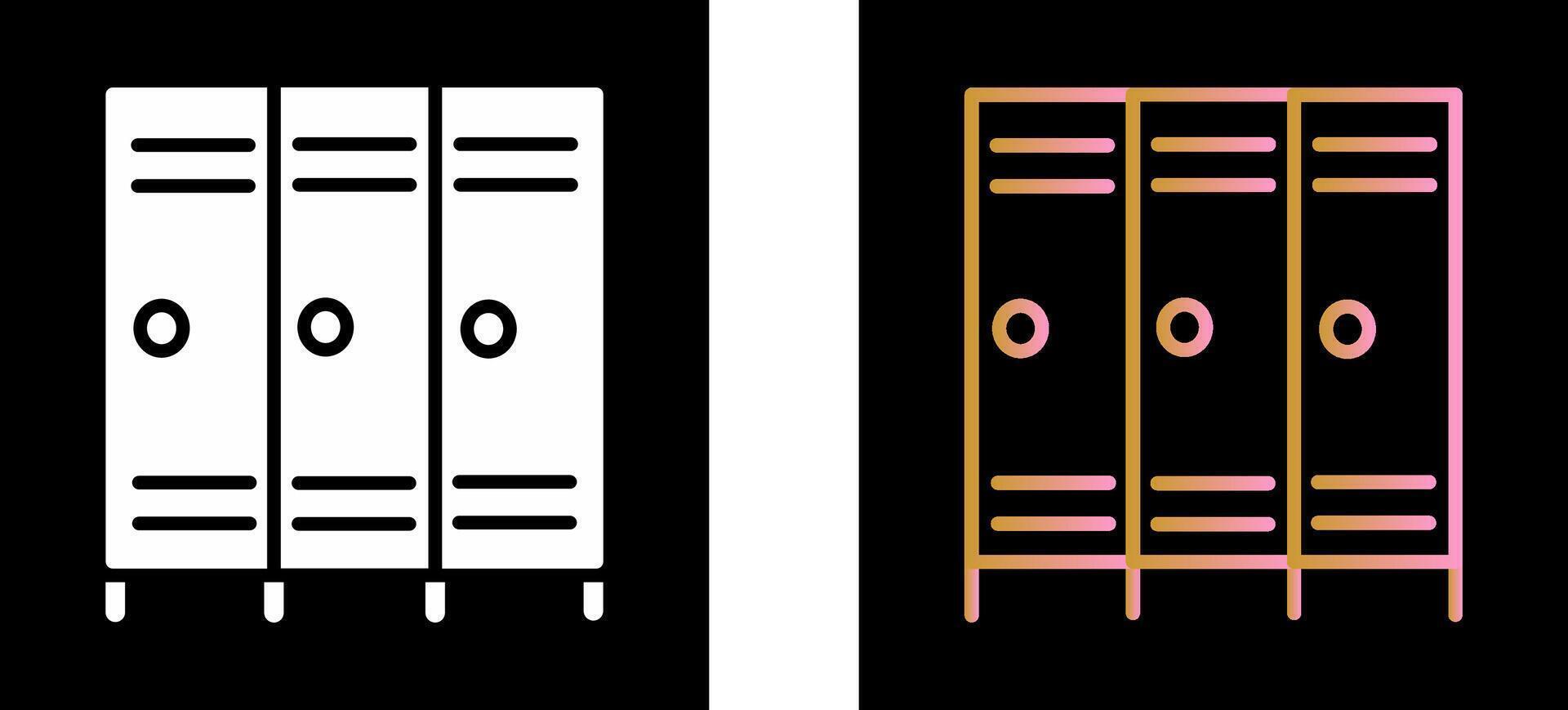 Lockers Icon Design vector