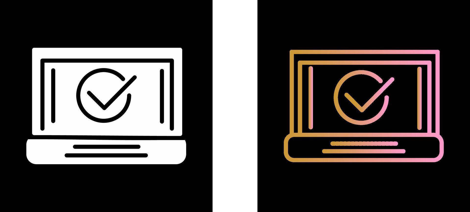 Checkmark Icon Design vector