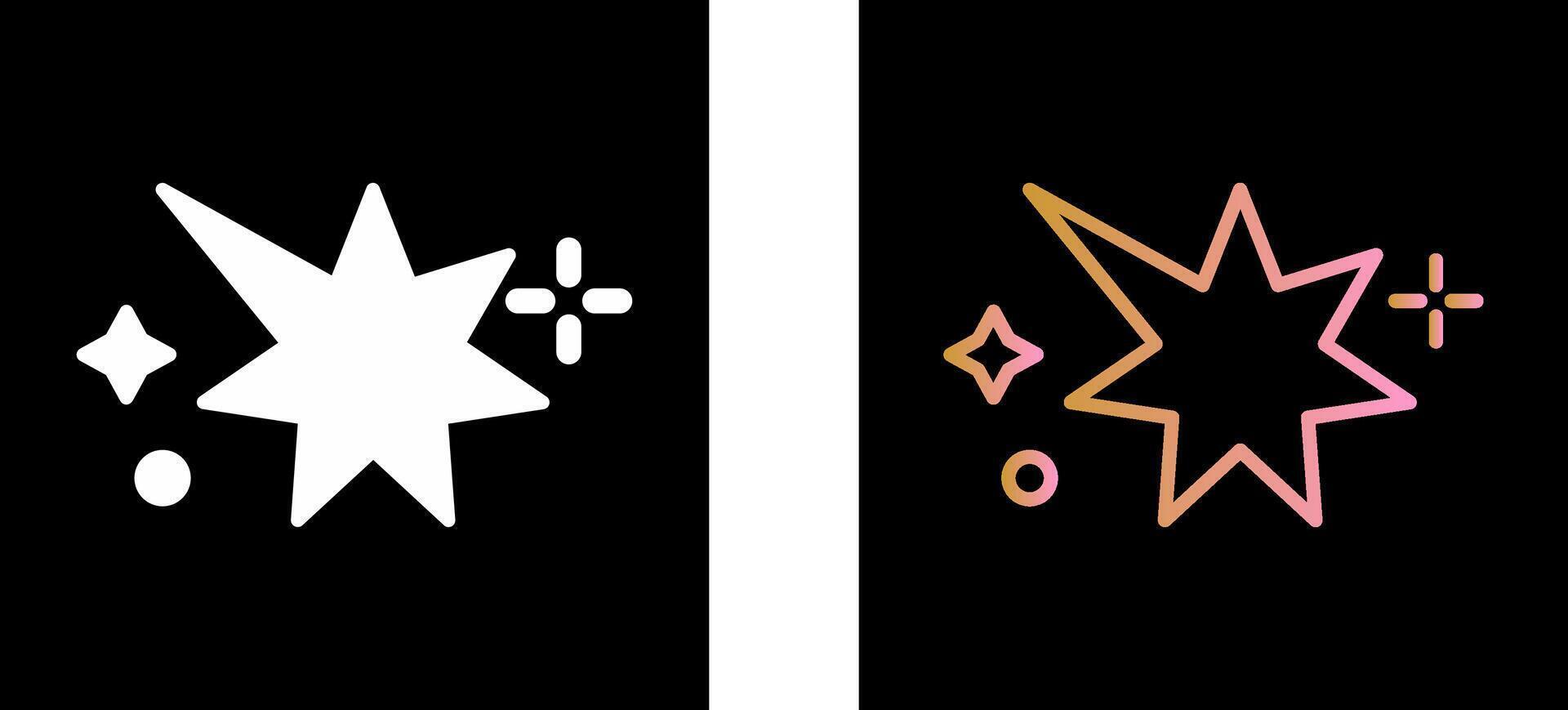 Spark Icon Design vector