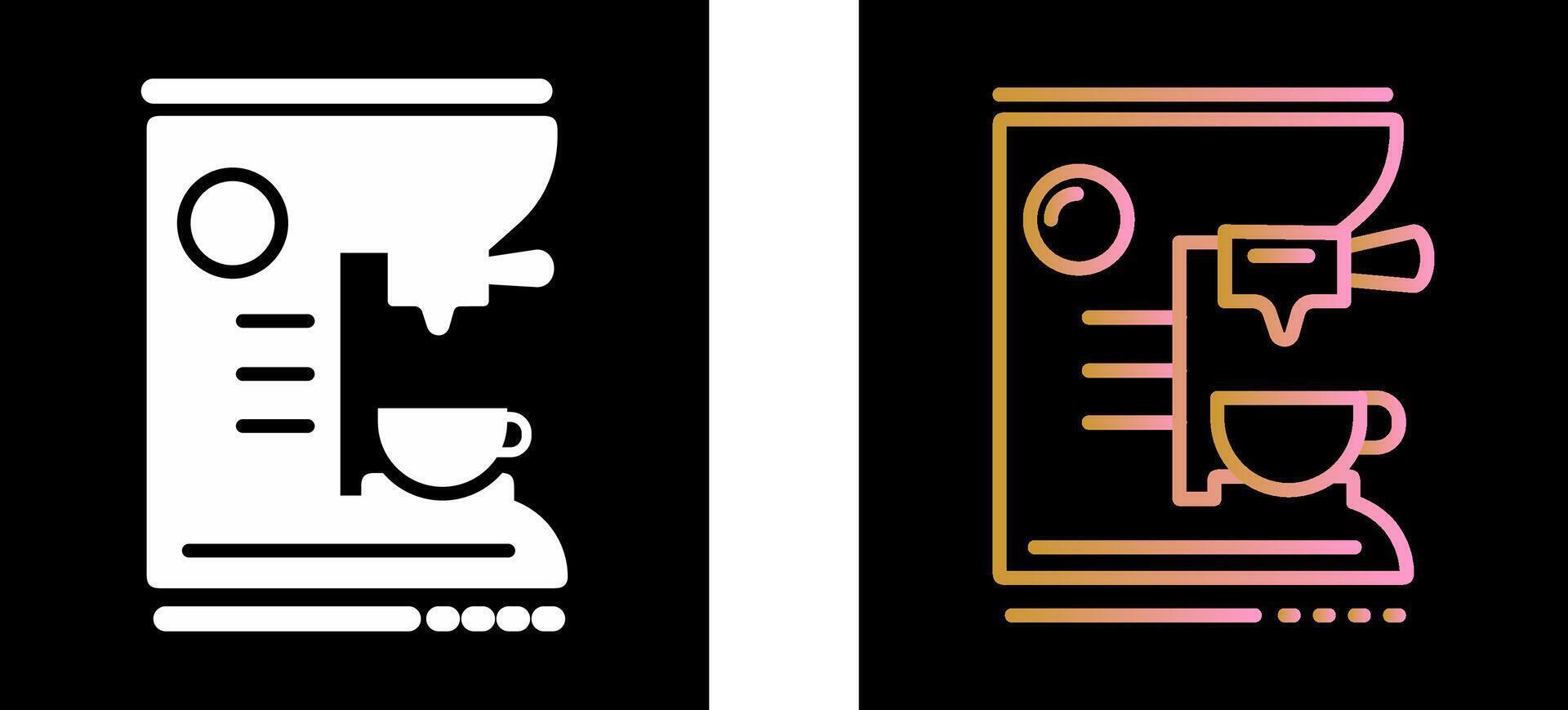 Coffee Machine Icon Design vector