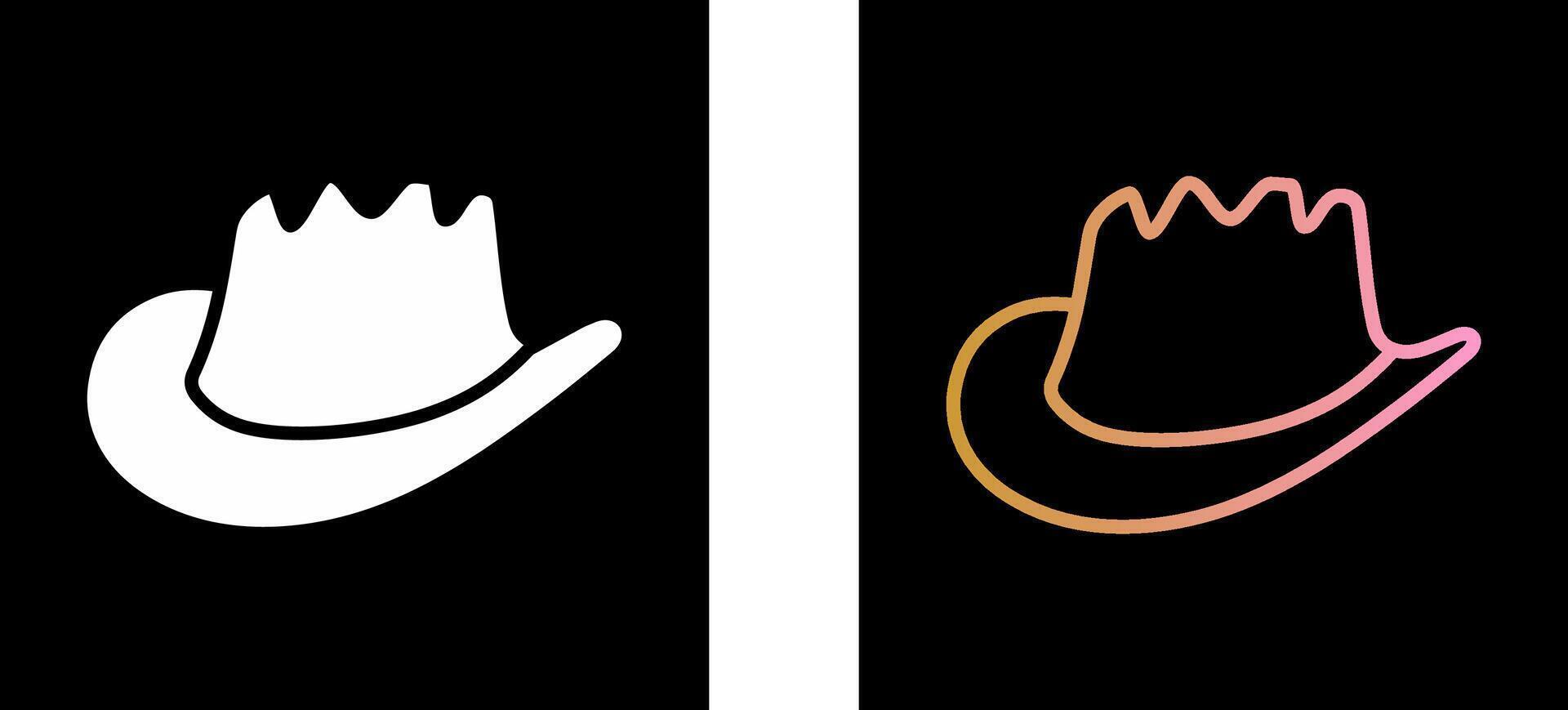 Cowboy Hat Icon Design vector