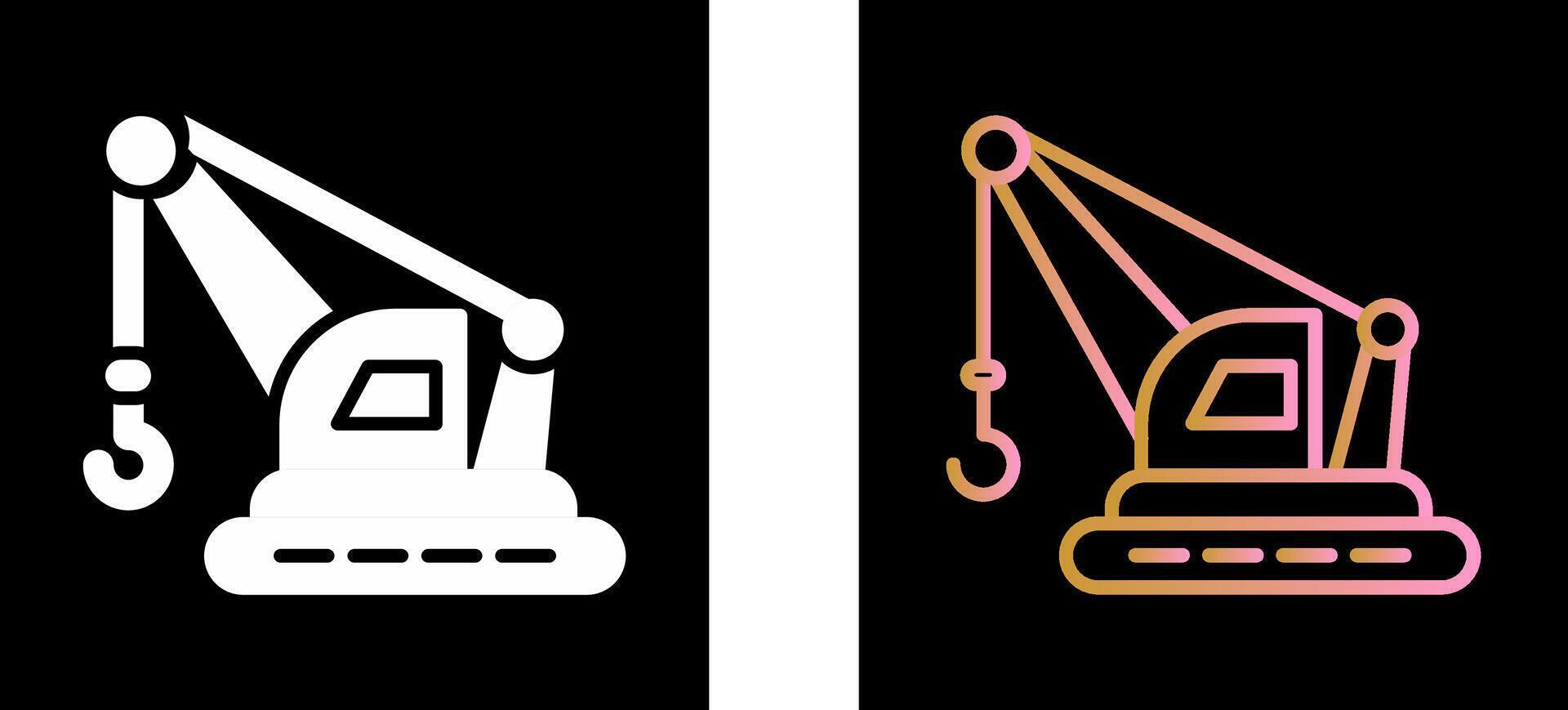 Crane I Icon Design vector