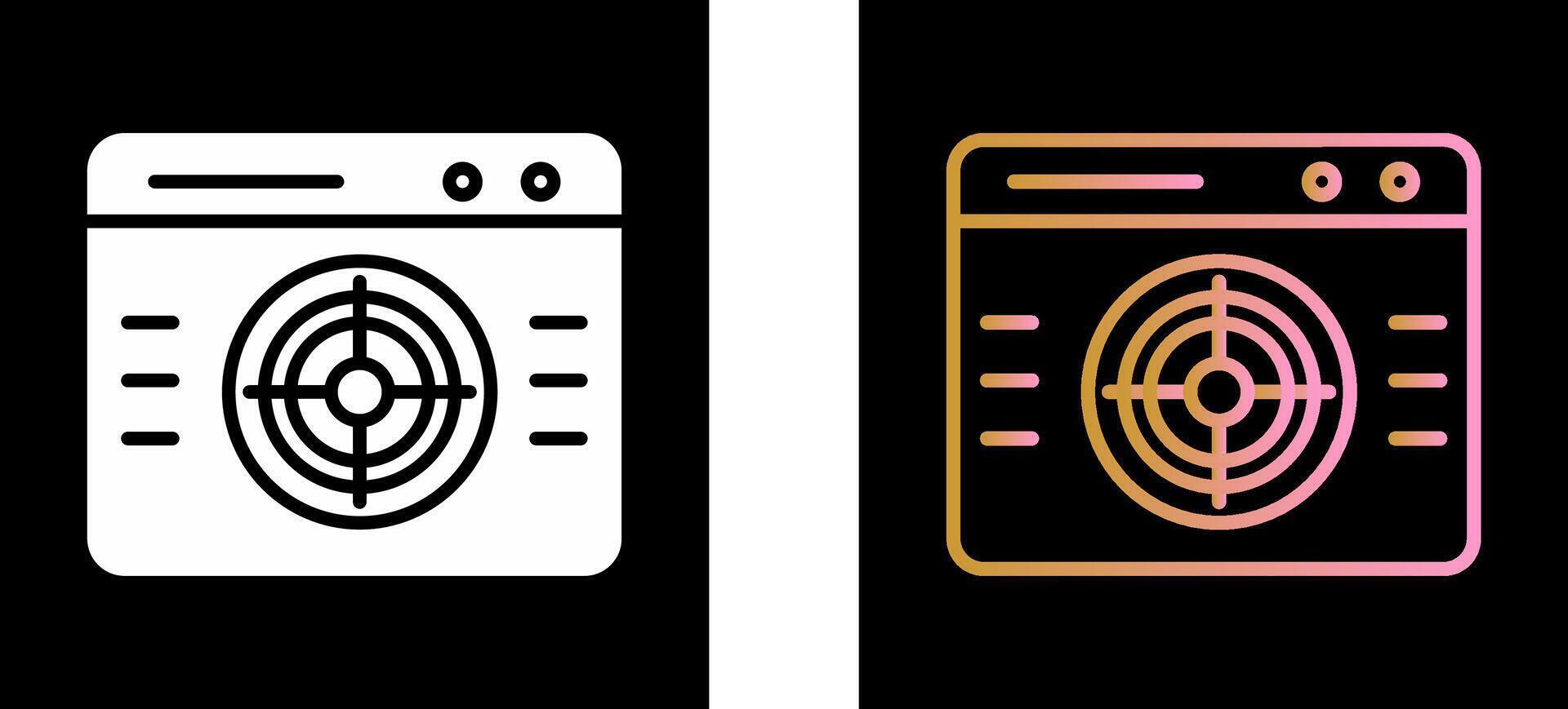 Web Setting Icon Design vector