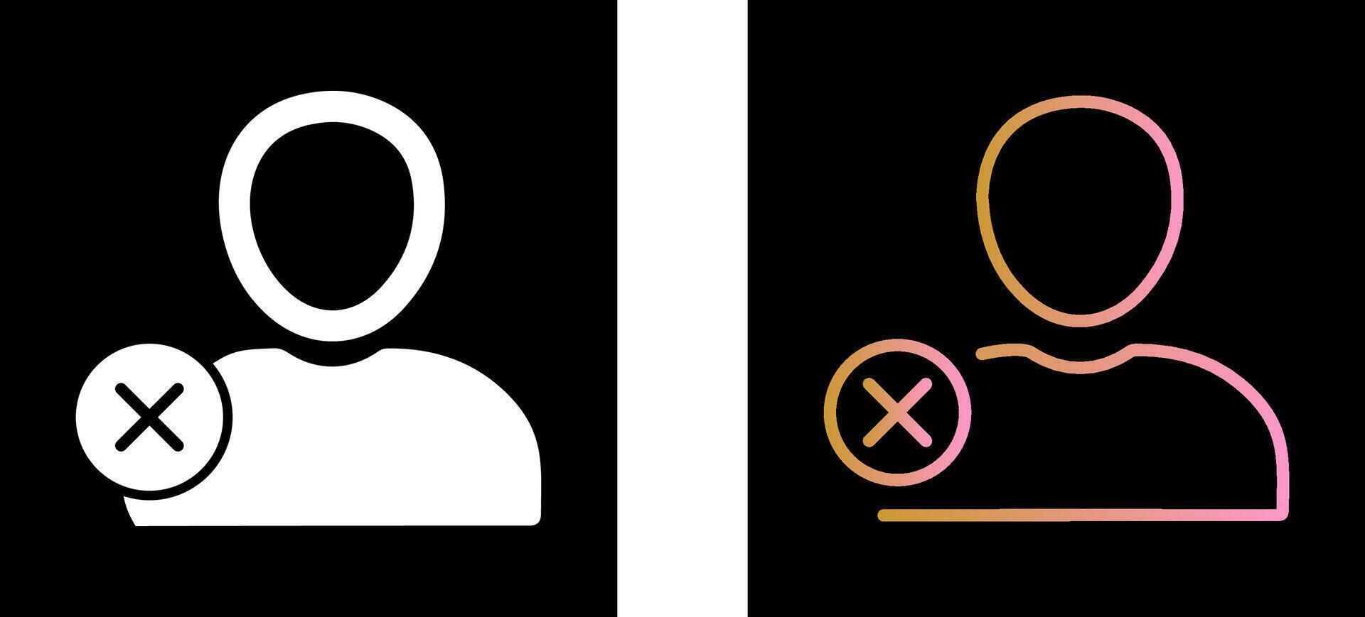 Delete Icon Design vector