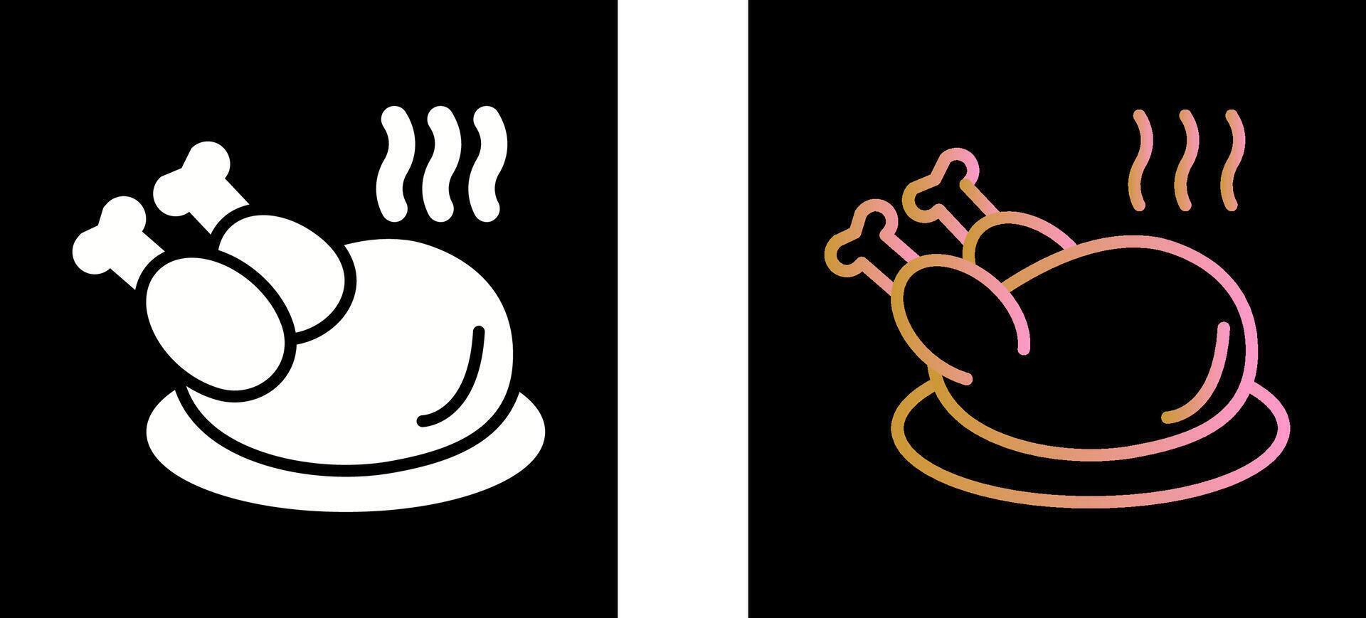 Chicken Icon Design vector