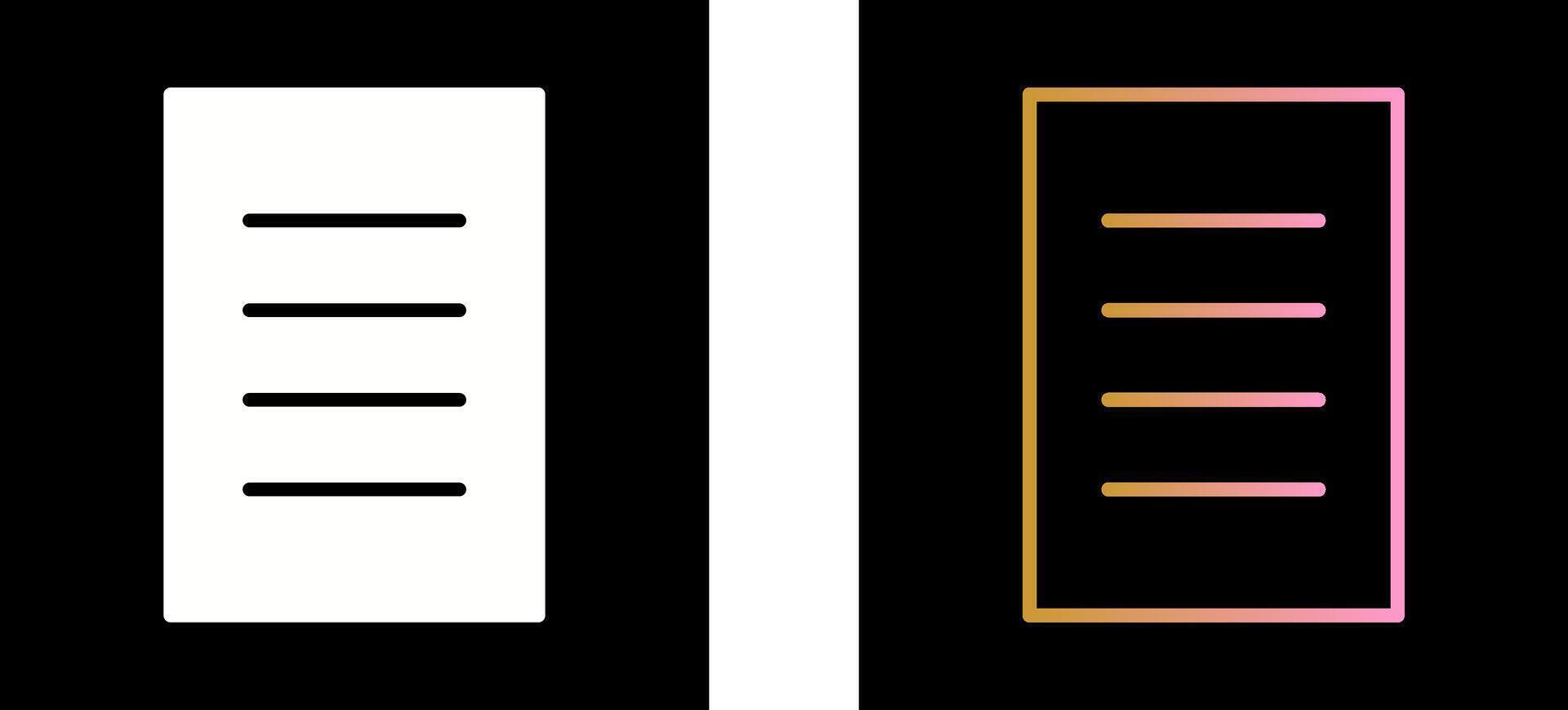 Menu Icon Design vector