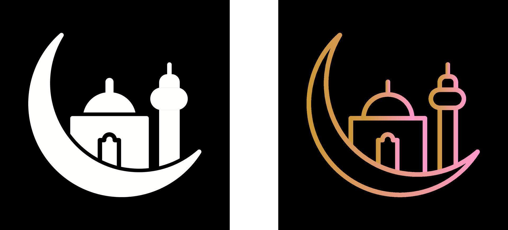 diseño de icono de estrella islámica vector