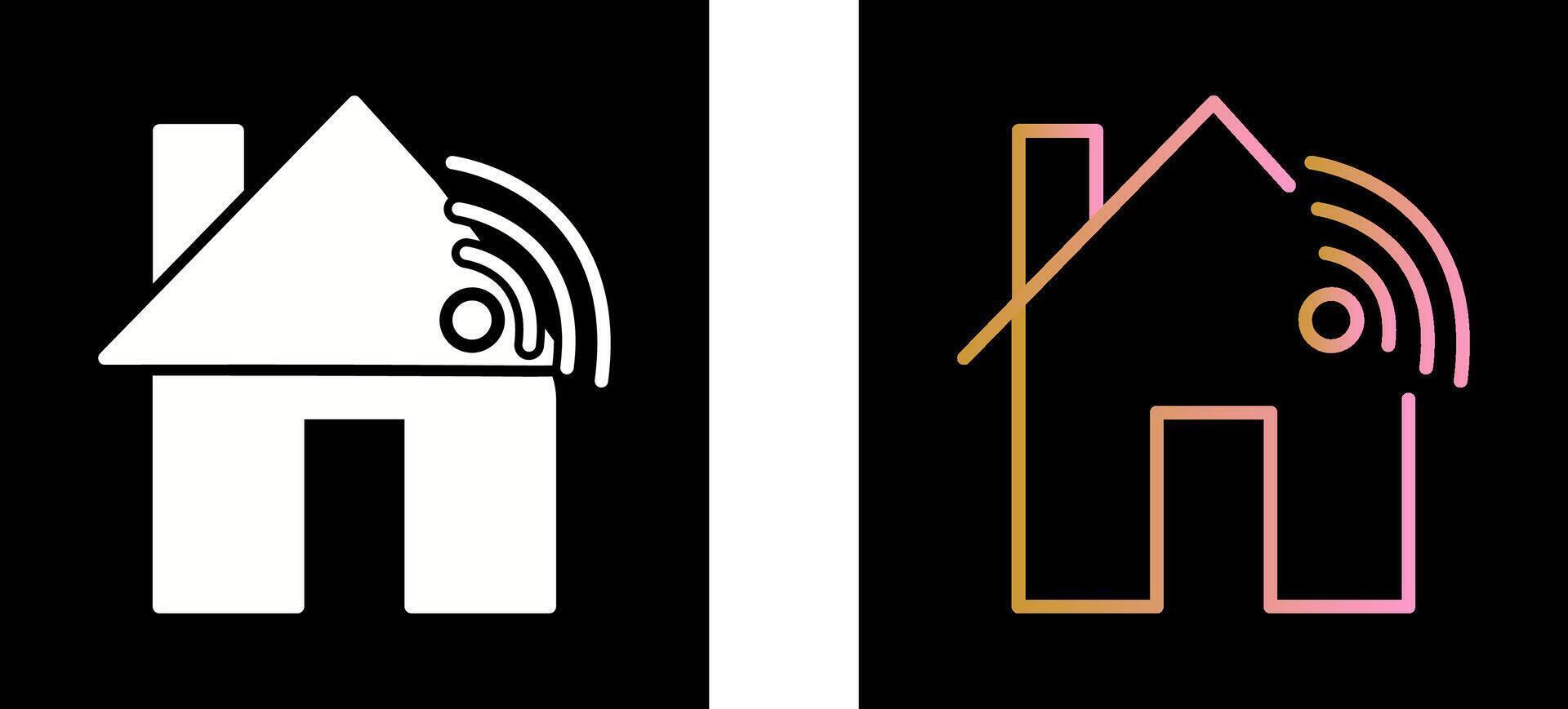 Smart House Icon Design vector