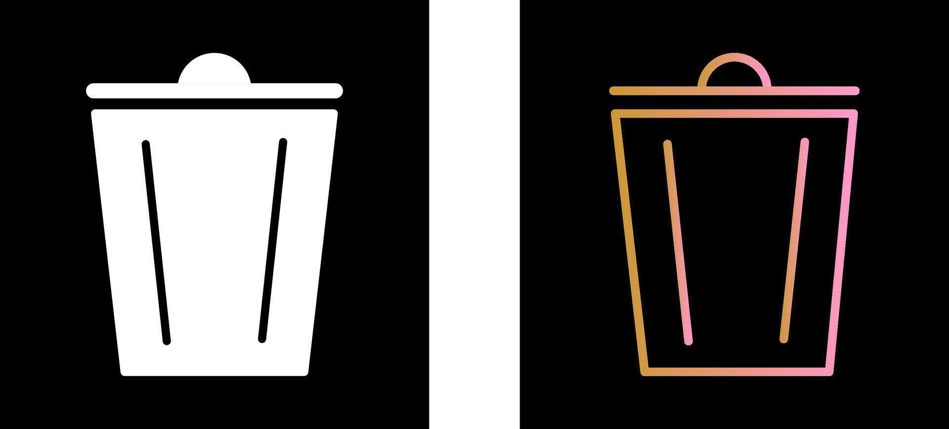 Trash Icon Design vector